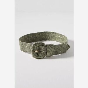 NWT ANTHROPOLOGIE RAFFIA-WRAPPED STRETCH WAIST BELT